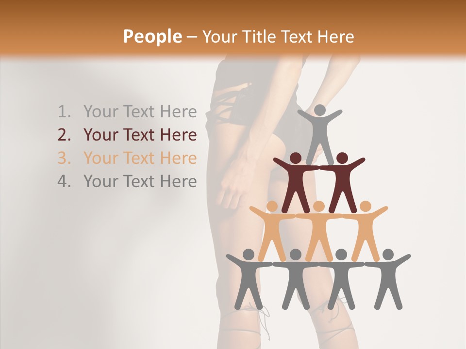 Positivity Hair Body PowerPoint Template