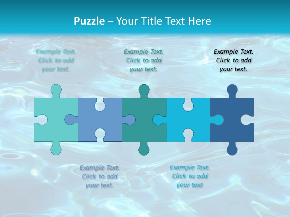 Waves Clean Background PowerPoint Template