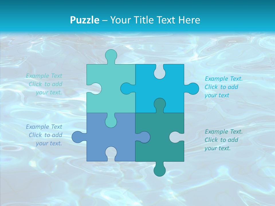 Waves Clean Background PowerPoint Template