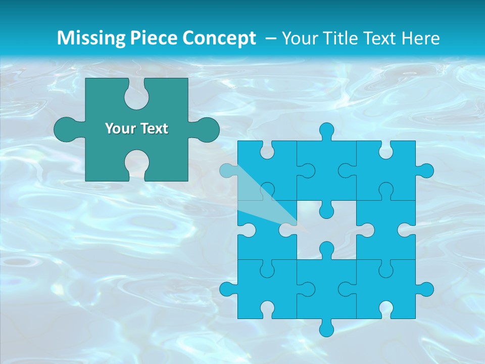 Waves Clean Background PowerPoint Template