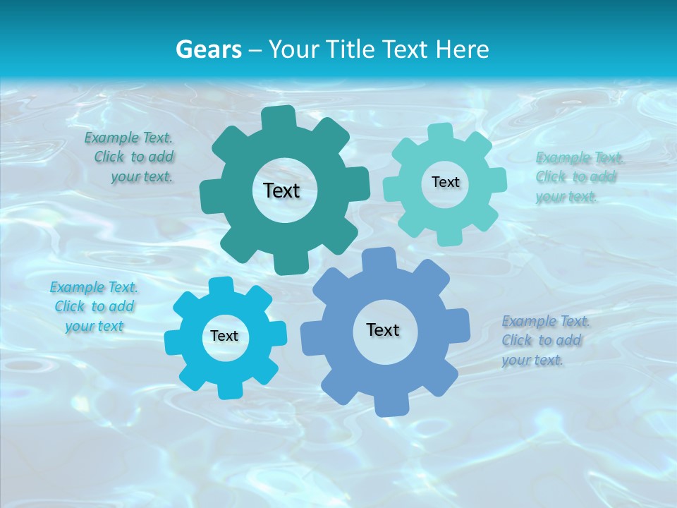 Waves Clean Background PowerPoint Template