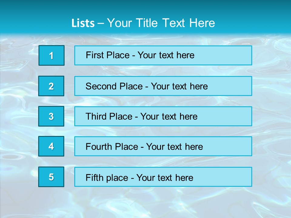 Waves Clean Background PowerPoint Template