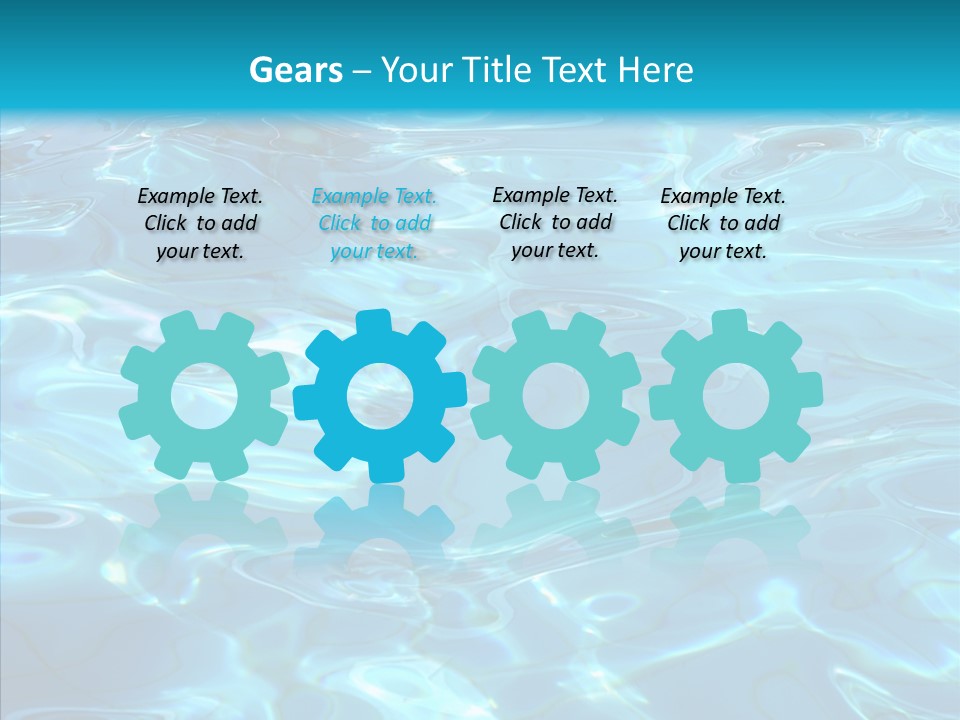 Waves Clean Background PowerPoint Template