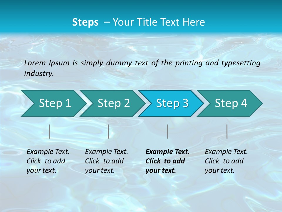 Waves Clean Background PowerPoint Template