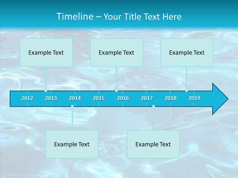 Waves Clean Background PowerPoint Template