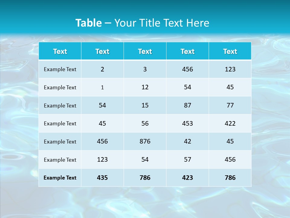 Waves Clean Background PowerPoint Template