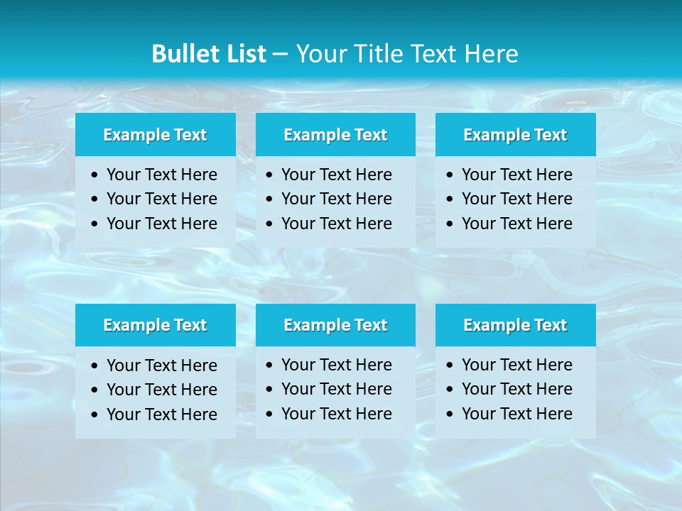 Waves Clean Background PowerPoint Template