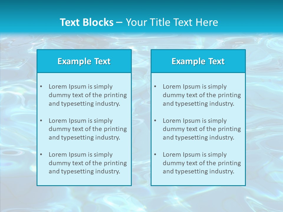 Waves Clean Background PowerPoint Template