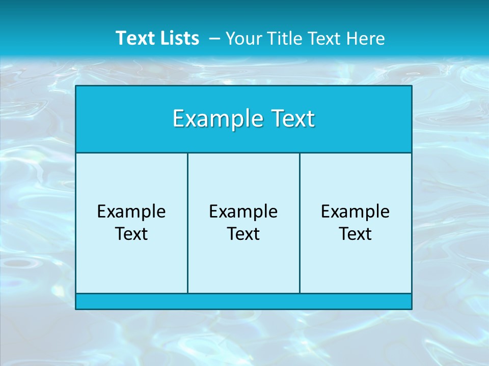 Waves Clean Background PowerPoint Template