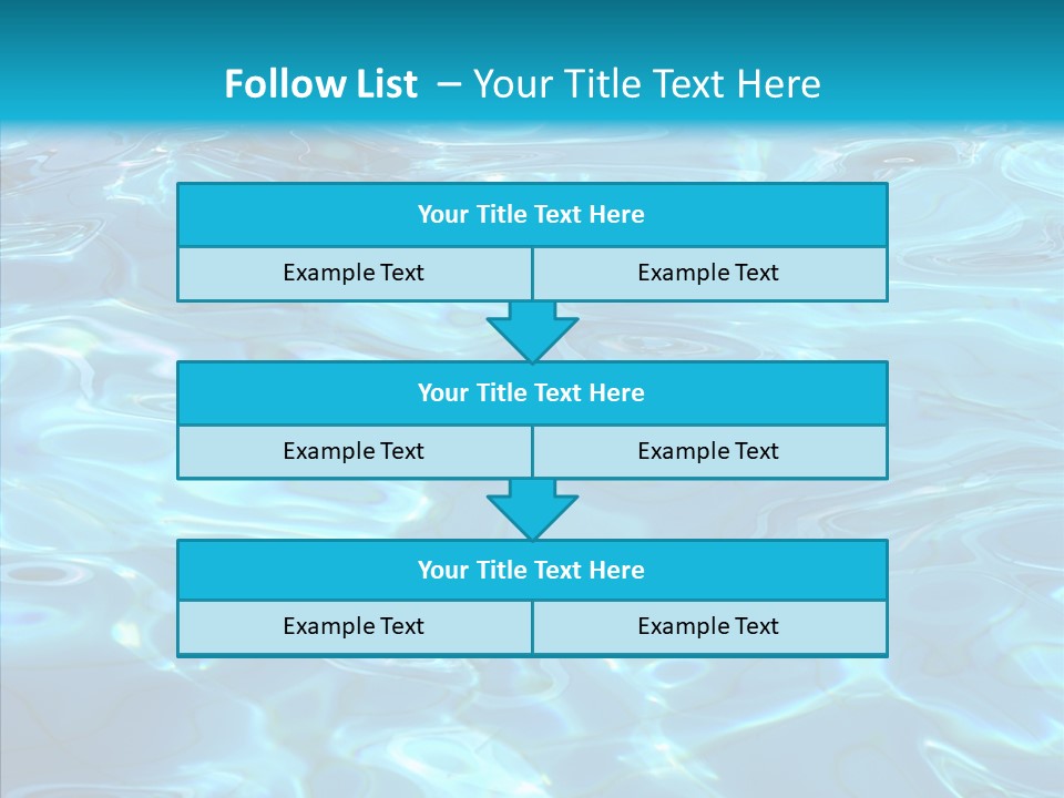 Waves Clean Background PowerPoint Template