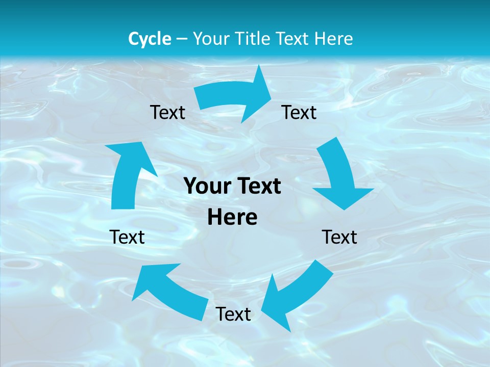 Waves Clean Background PowerPoint Template