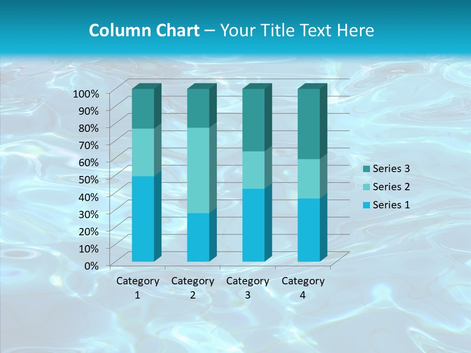 Waves Clean Background PowerPoint Template
