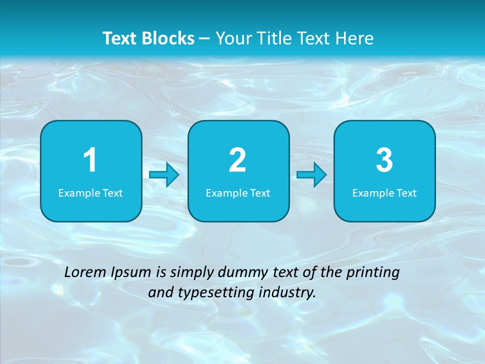 Waves Clean Background PowerPoint Template