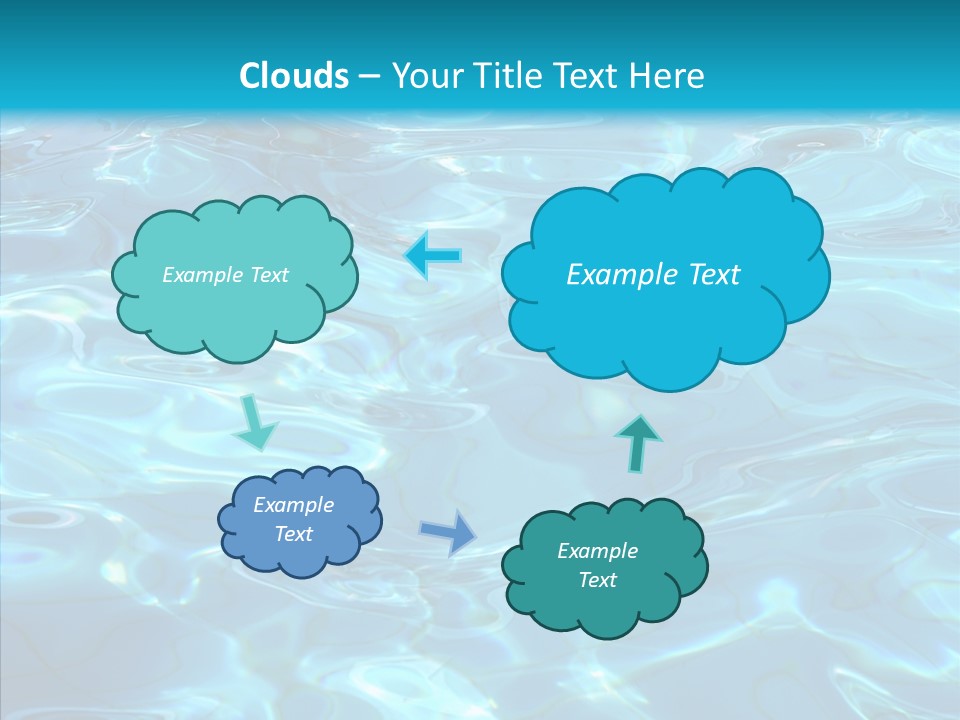 Waves Clean Background PowerPoint Template