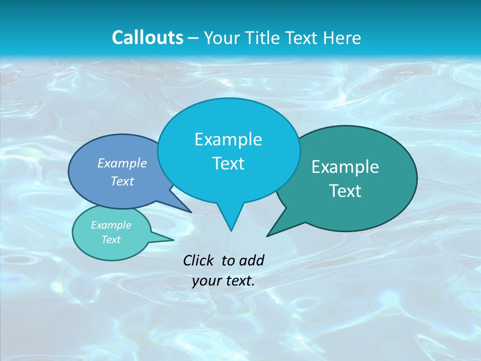 Waves Clean Background PowerPoint Template