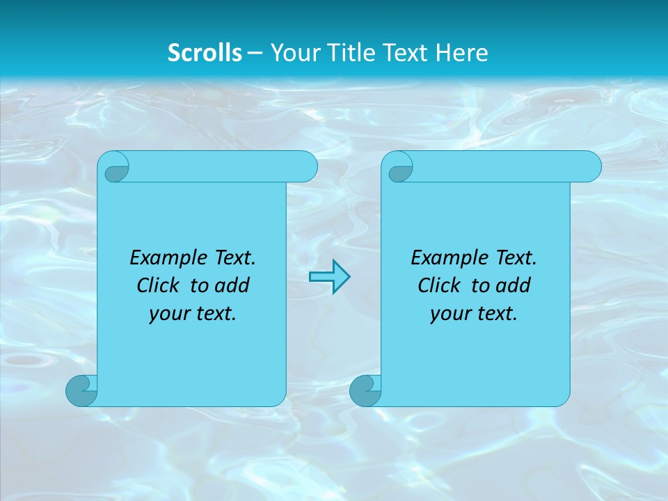 Waves Clean Background PowerPoint Template