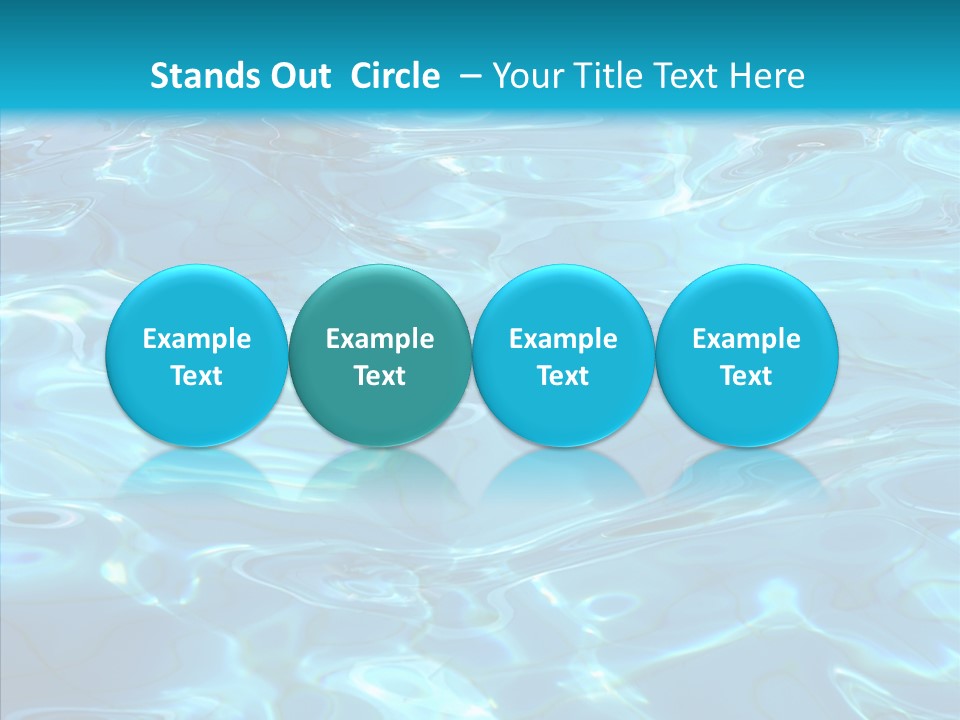 Waves Clean Background PowerPoint Template