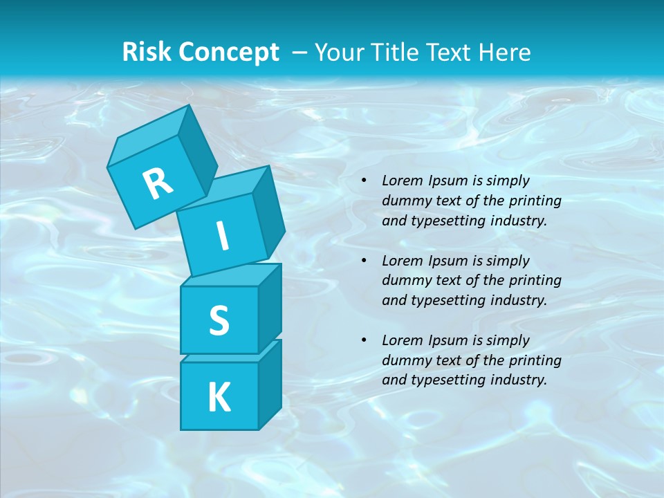 Waves Clean Background PowerPoint Template