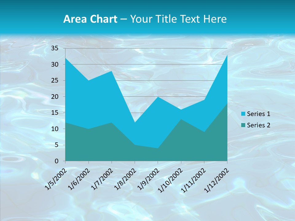 Waves Clean Background PowerPoint Template