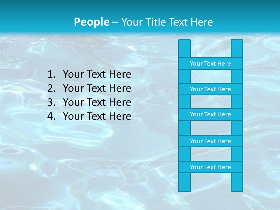 Waves Clean Background PowerPoint Template