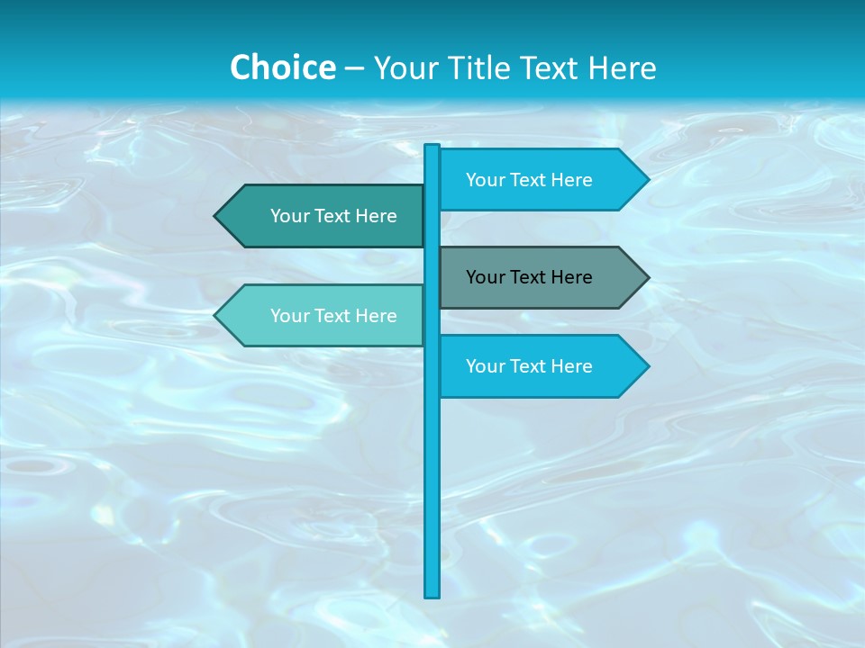 Waves Clean Background PowerPoint Template