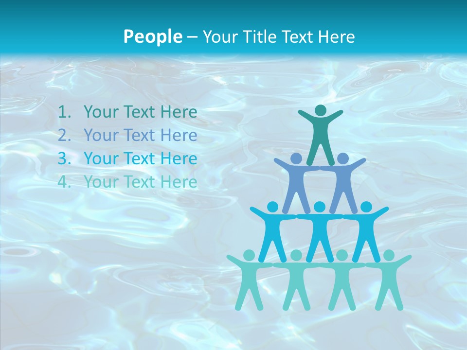 Waves Clean Background PowerPoint Template