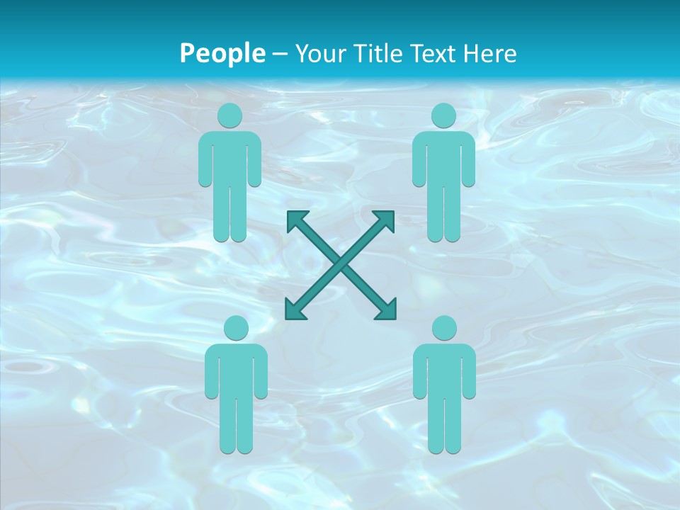 Waves Clean Background PowerPoint Template