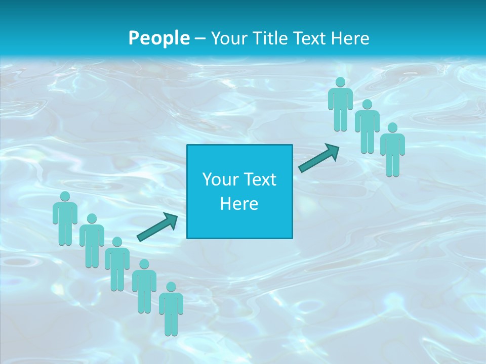 Waves Clean Background PowerPoint Template