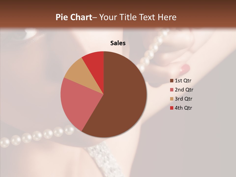 Flirt Red Beauty PowerPoint Template