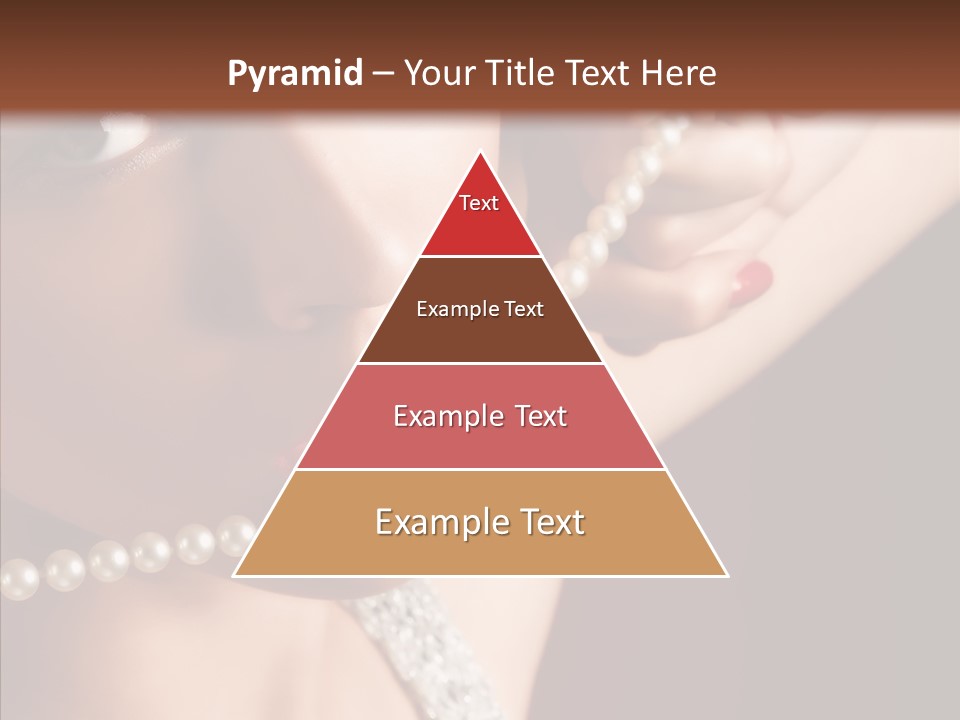 Flirt Red Beauty PowerPoint Template