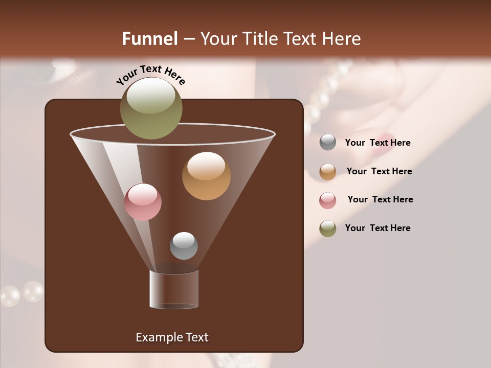 Flirt Red Beauty PowerPoint Template