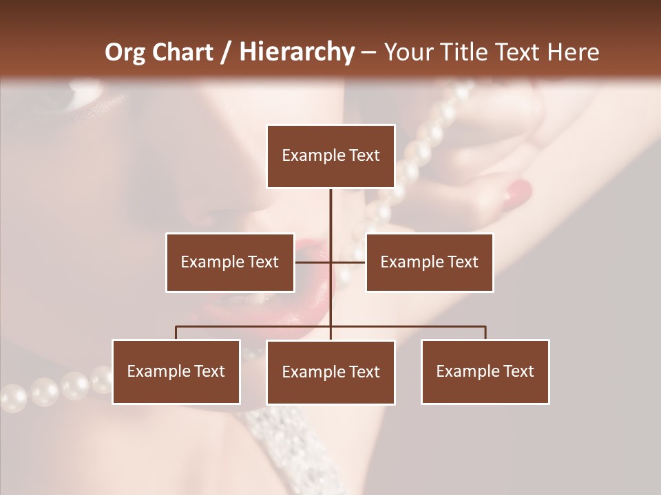 Flirt Red Beauty PowerPoint Template