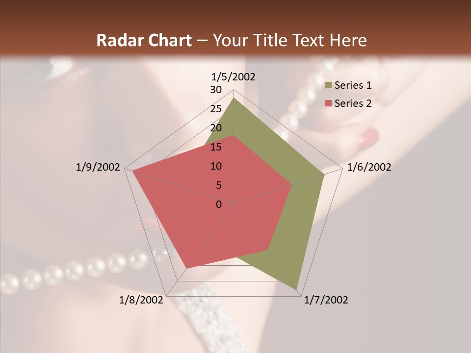 Flirt Red Beauty PowerPoint Template