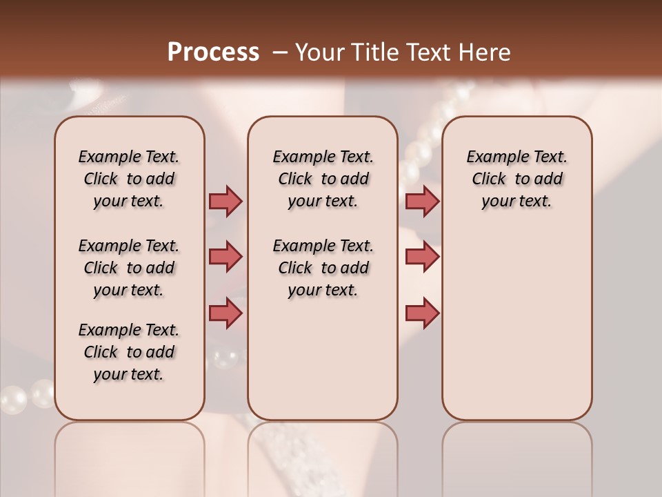 Flirt Red Beauty PowerPoint Template