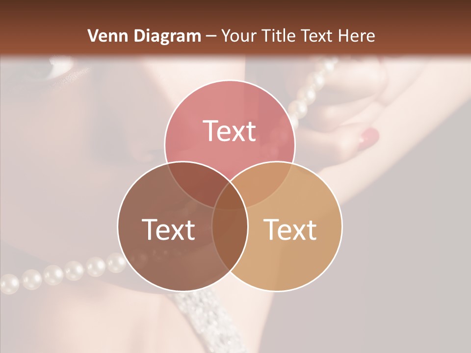Flirt Red Beauty PowerPoint Template