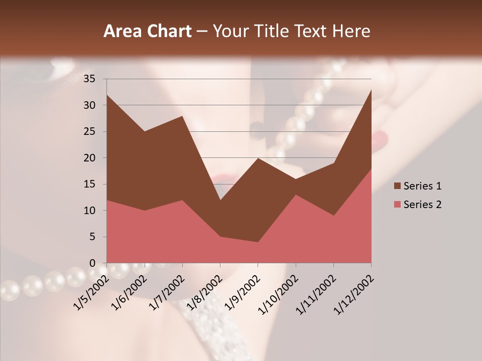 Flirt Red Beauty PowerPoint Template