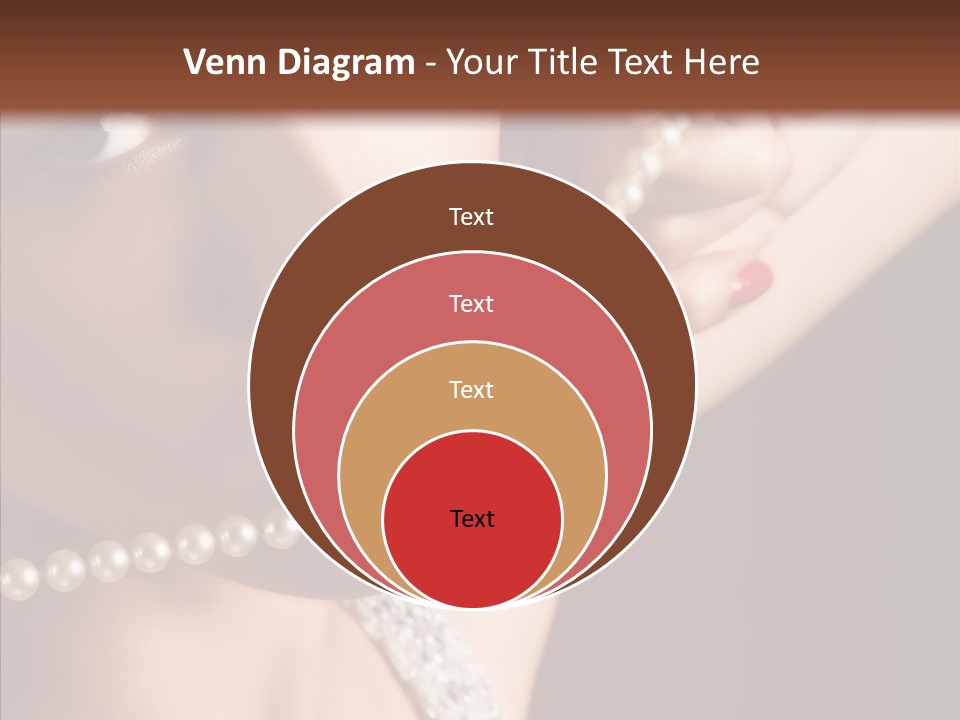 Flirt Red Beauty PowerPoint Template