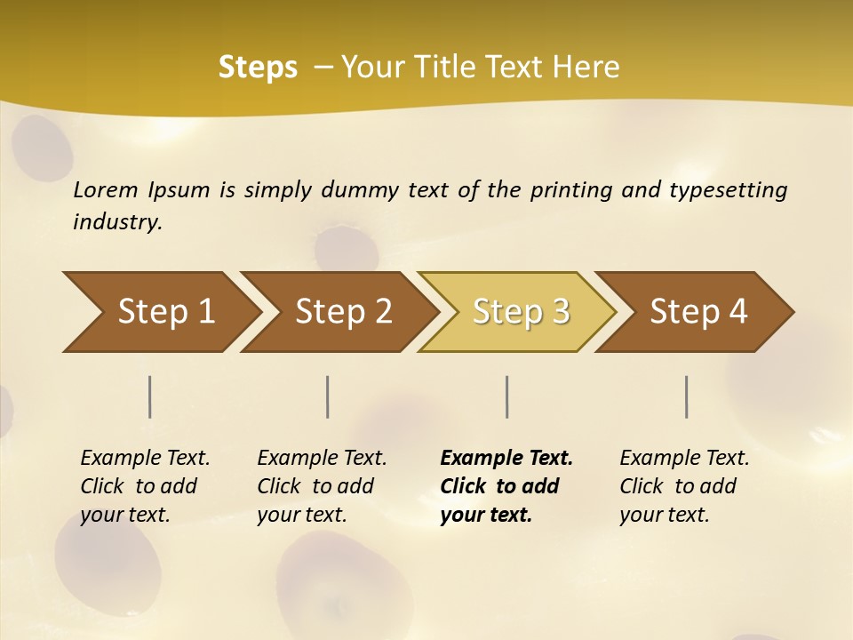Close Up Food Snack PowerPoint Template