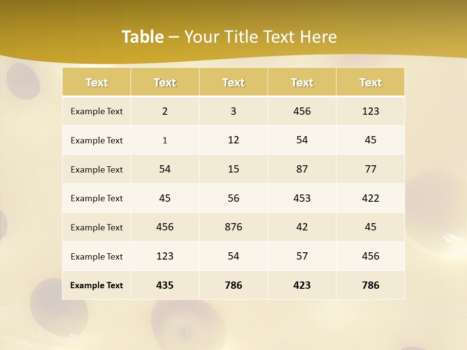 Close Up Food Snack PowerPoint Template