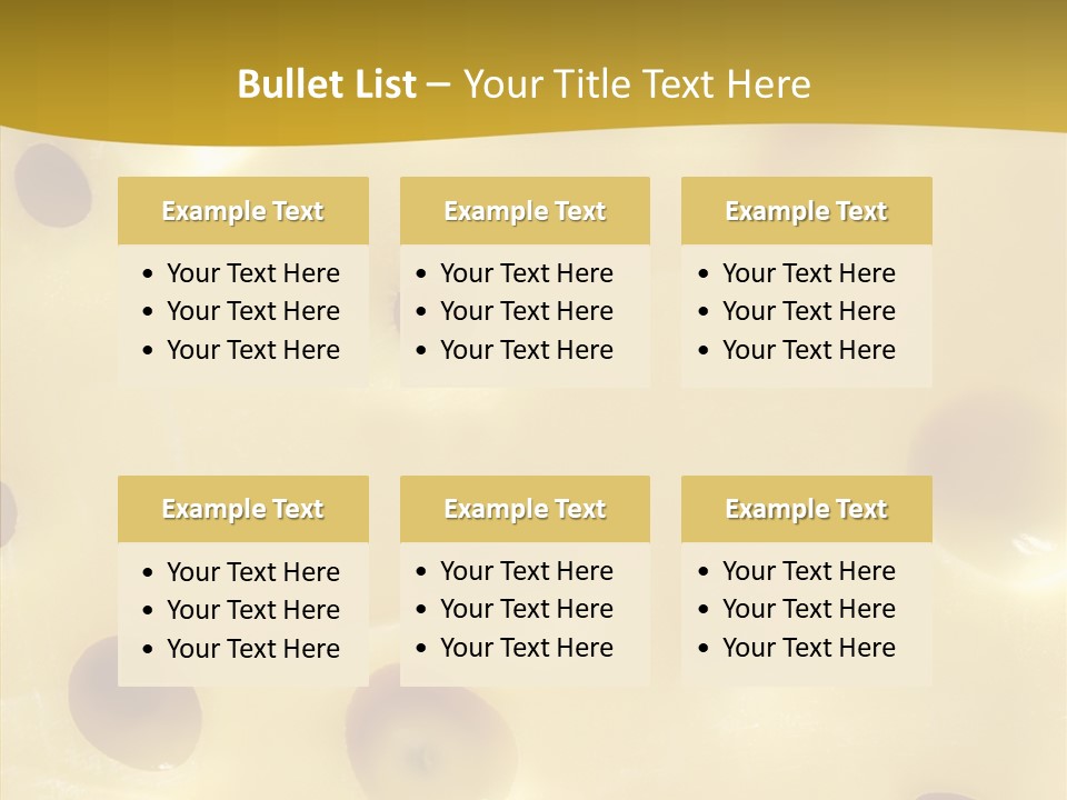 Close Up Food Snack PowerPoint Template