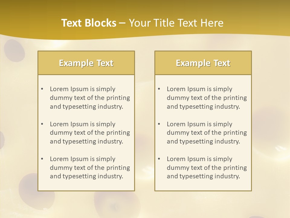 Close Up Food Snack PowerPoint Template