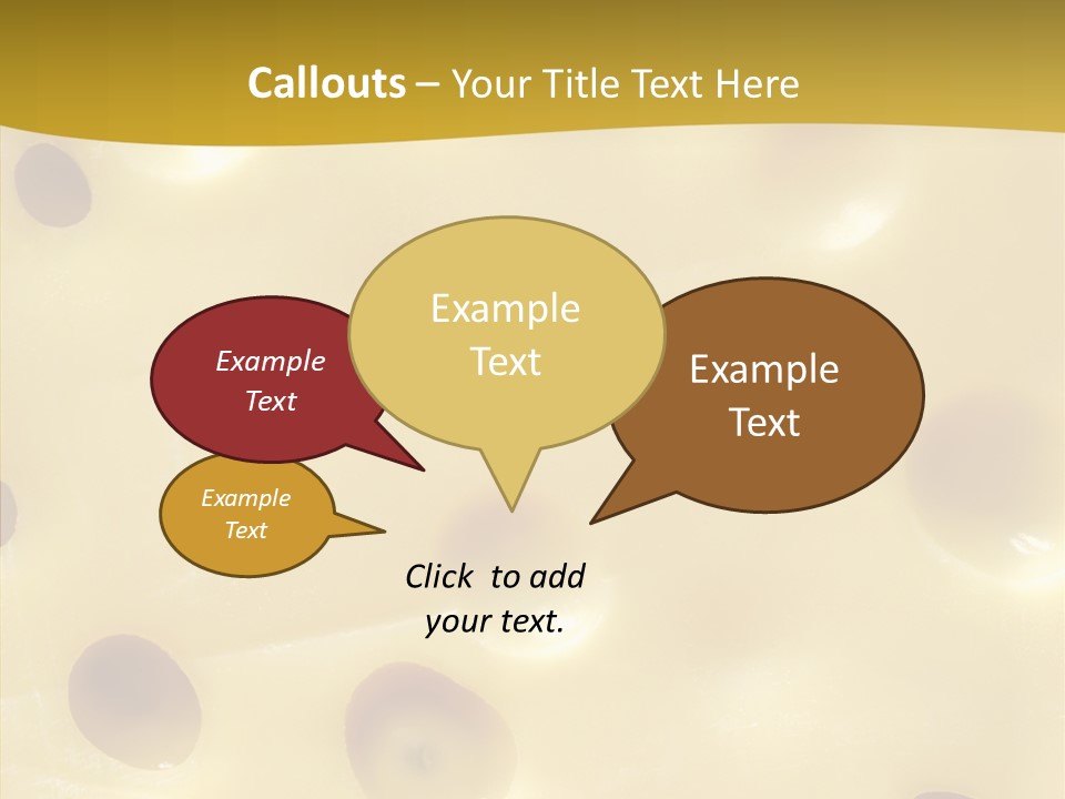 Close Up Food Snack PowerPoint Template