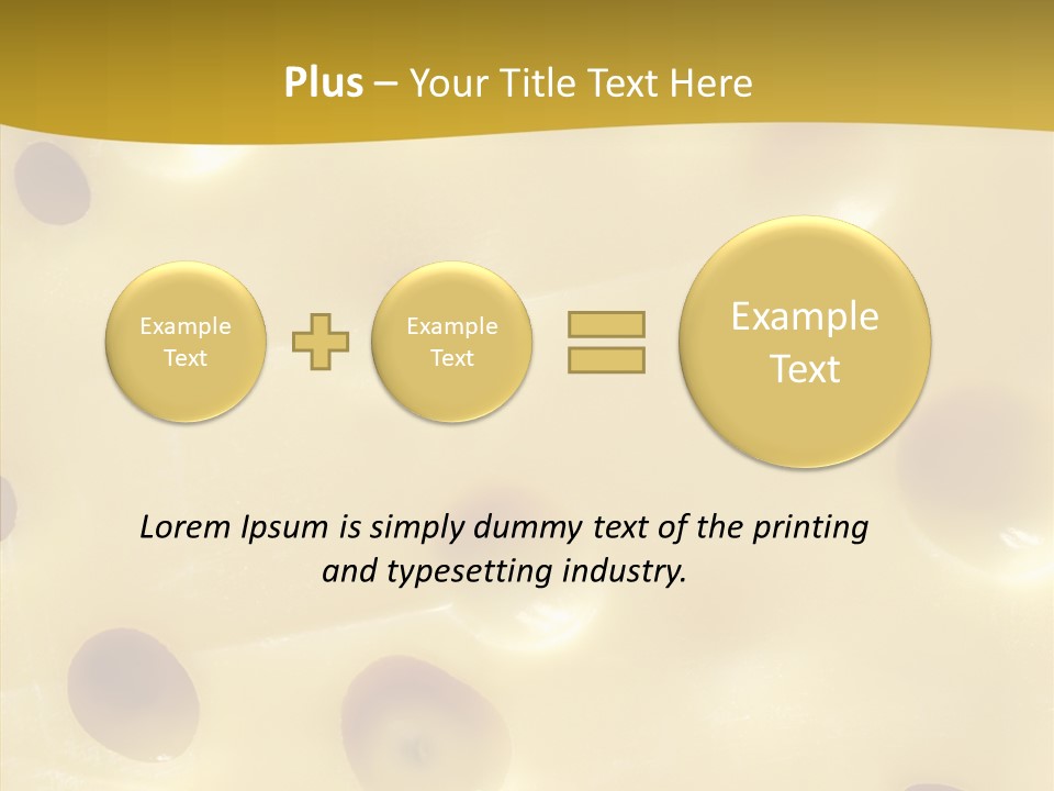 Close Up Food Snack PowerPoint Template