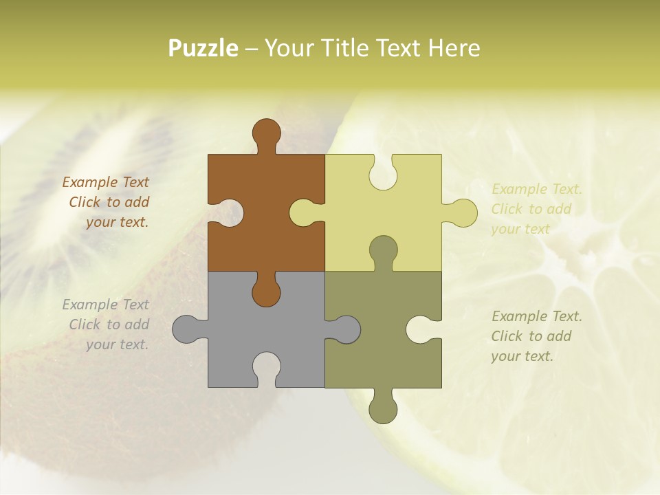 Brown Background Sweet PowerPoint Template