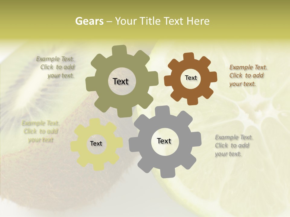 Brown Background Sweet PowerPoint Template