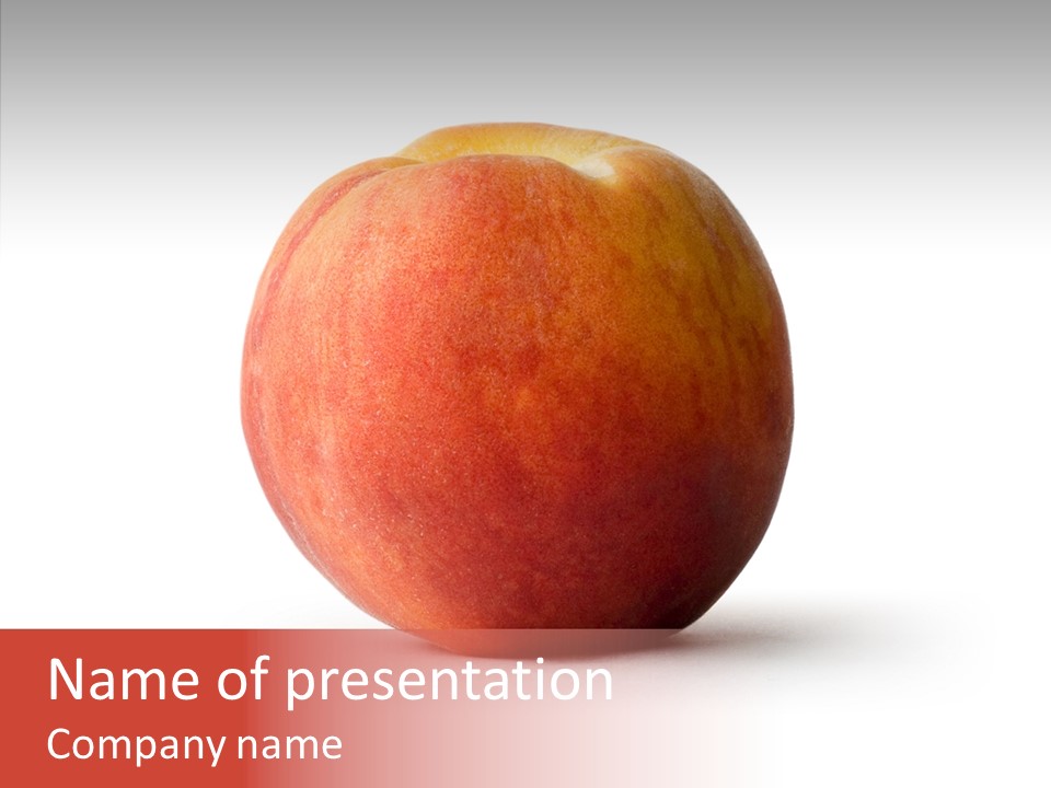 Macro Background Peach PowerPoint Template