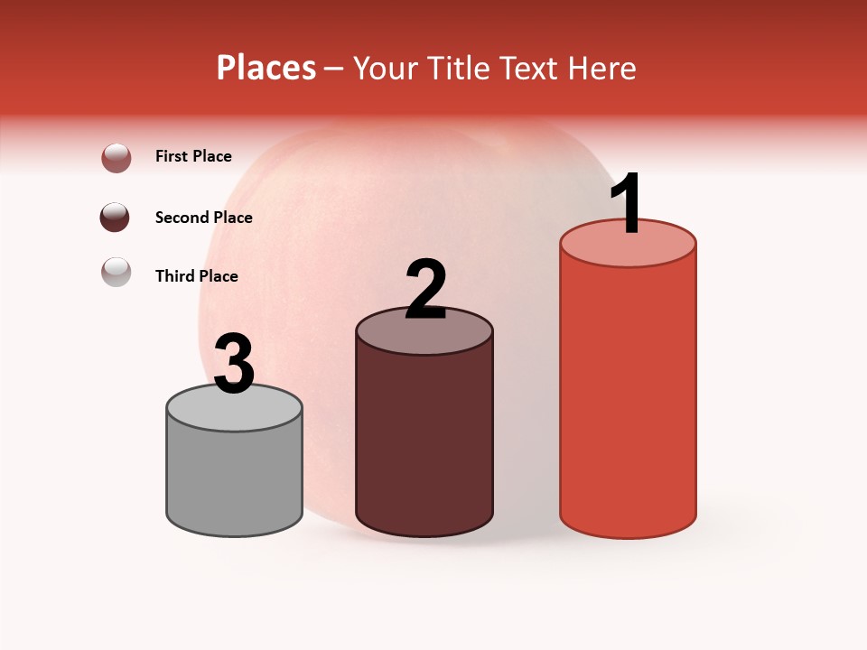 Macro Background Peach PowerPoint Template