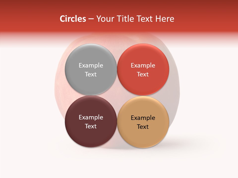 Macro Background Peach PowerPoint Template