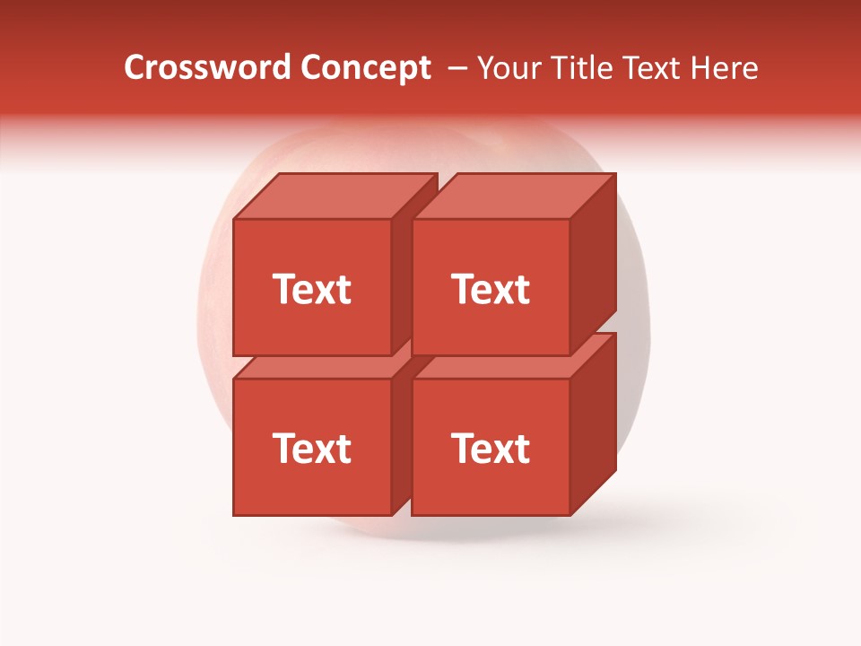 Macro Background Peach PowerPoint Template