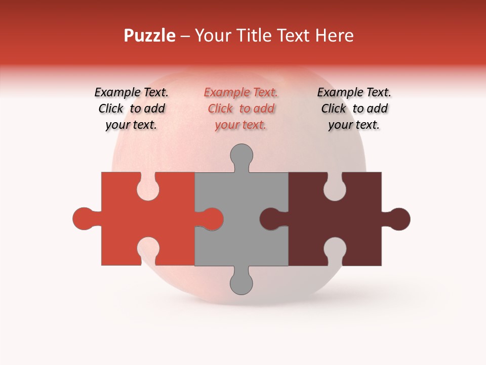 Macro Background Peach PowerPoint Template